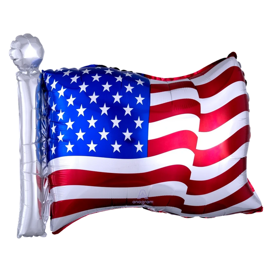 USA Flag Shaped Foil Balloon