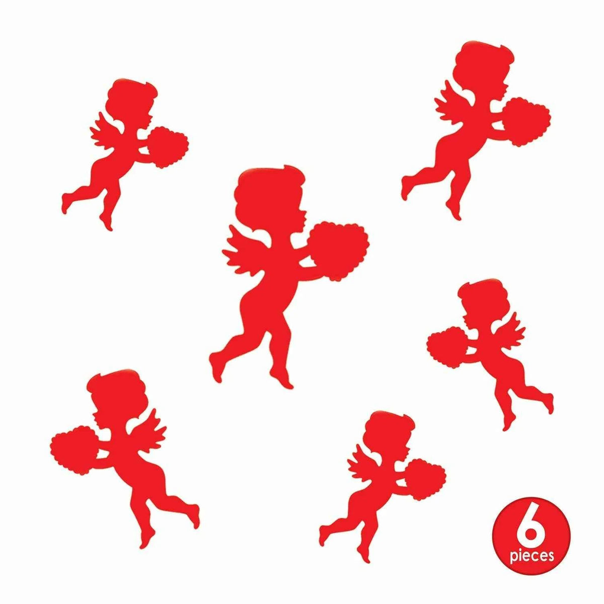 VALENTINES DAY CUPID CUTOUTS PARTY WALL DECORATIONS HEARTS LOVE RED