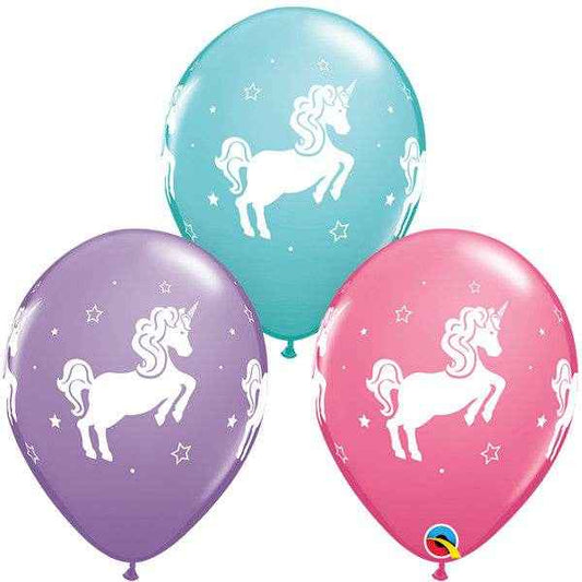 Whimsical Unicorn Latex Balloons 25 Pack