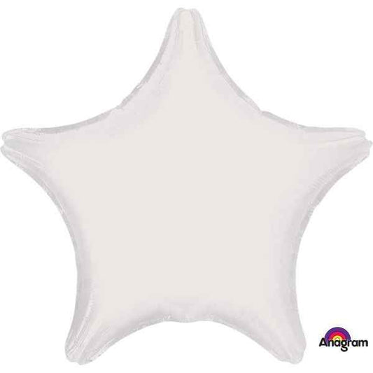 White Foil Star Balloon - Elevate Your Celebrations with Style