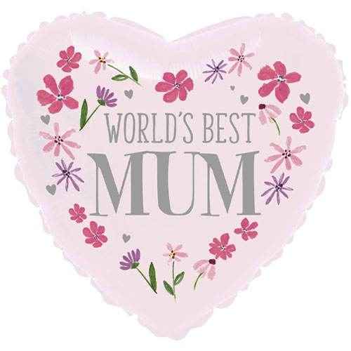Worlds Best Mum Foil Balloon