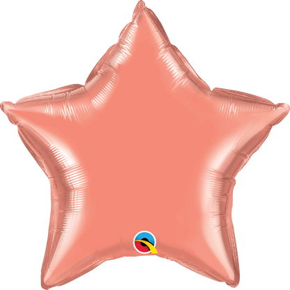 Rose Gold Star Foil Balloon