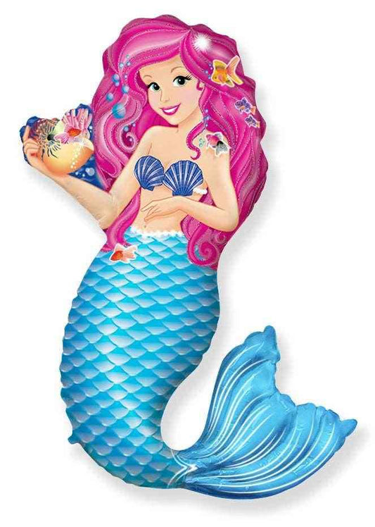 Zoe Mermaid Shape Balloons
